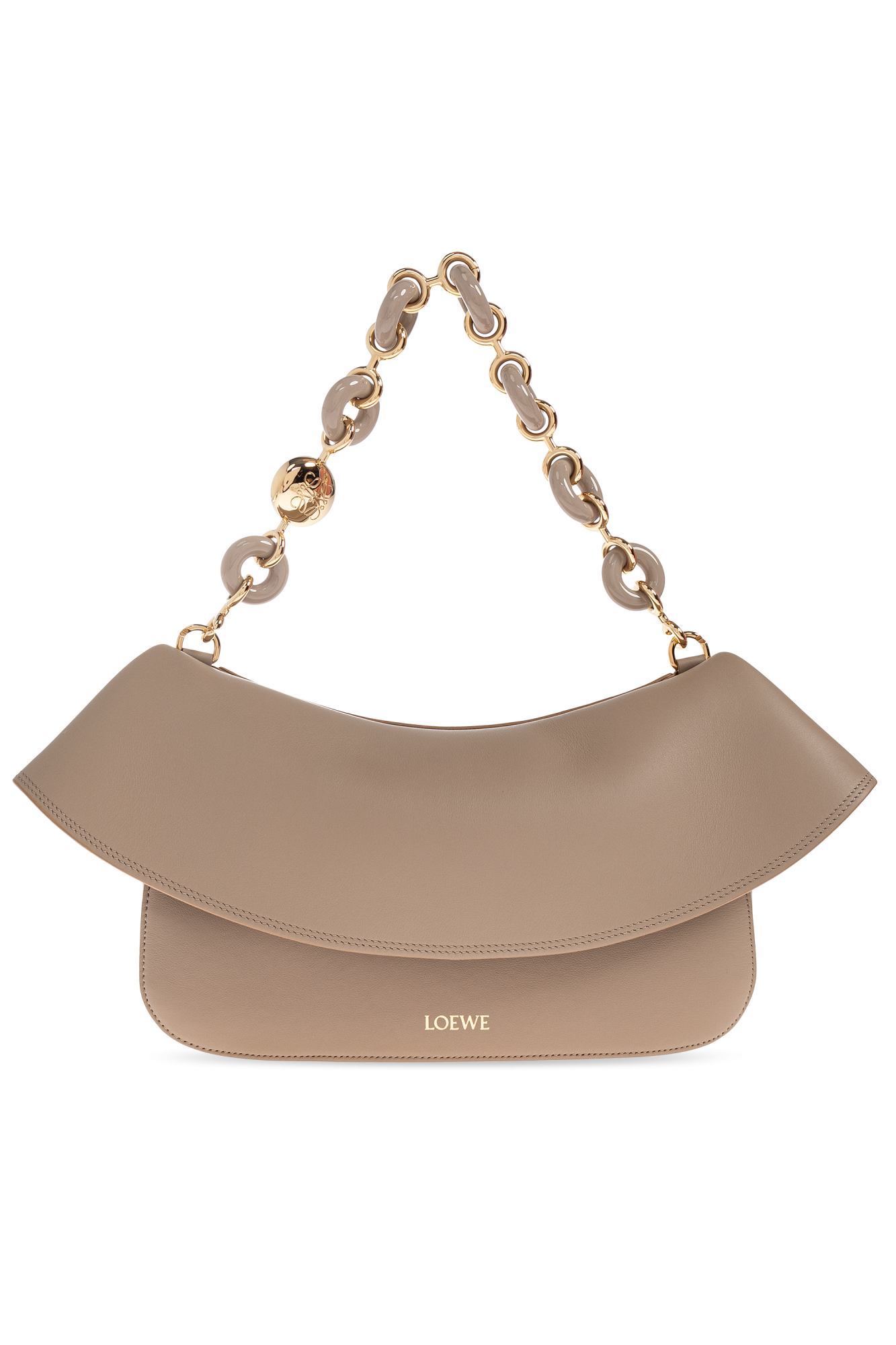 【関税&送料込】Loewe Sand Leather Medium Ola Shoulder Bag Loewe Ola Medium Shoulder Bag in Calfskin Leather | Neiman